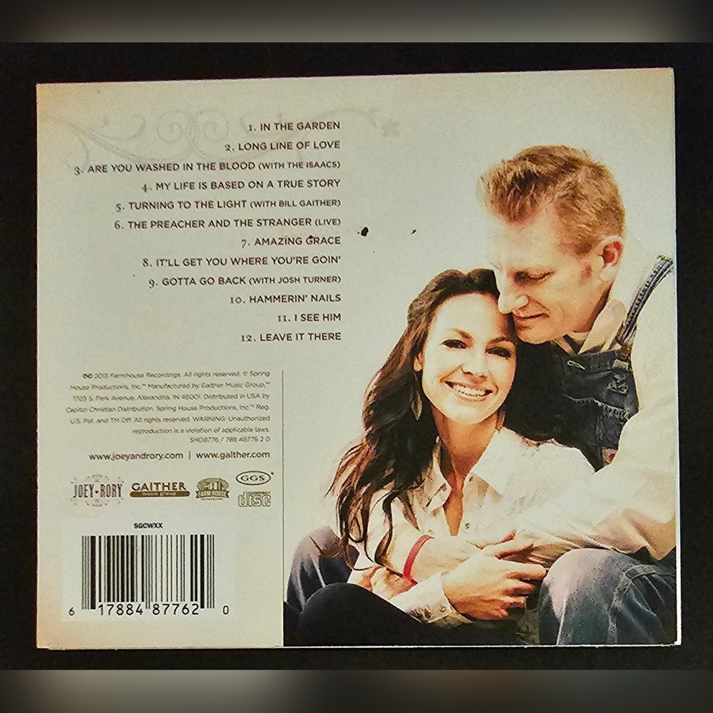 "Joey + Rory--Inspired" CD. Perfect condition. - Picture 2 of 3